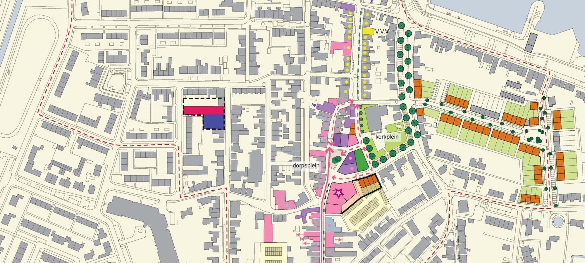 stedenbouw structuurschets masterplan beeldkwaliteitplan